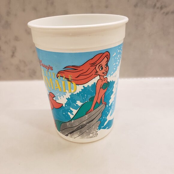 Disney's The Little Mermaid Vintage Plastic Cup - Picture 2 of 5